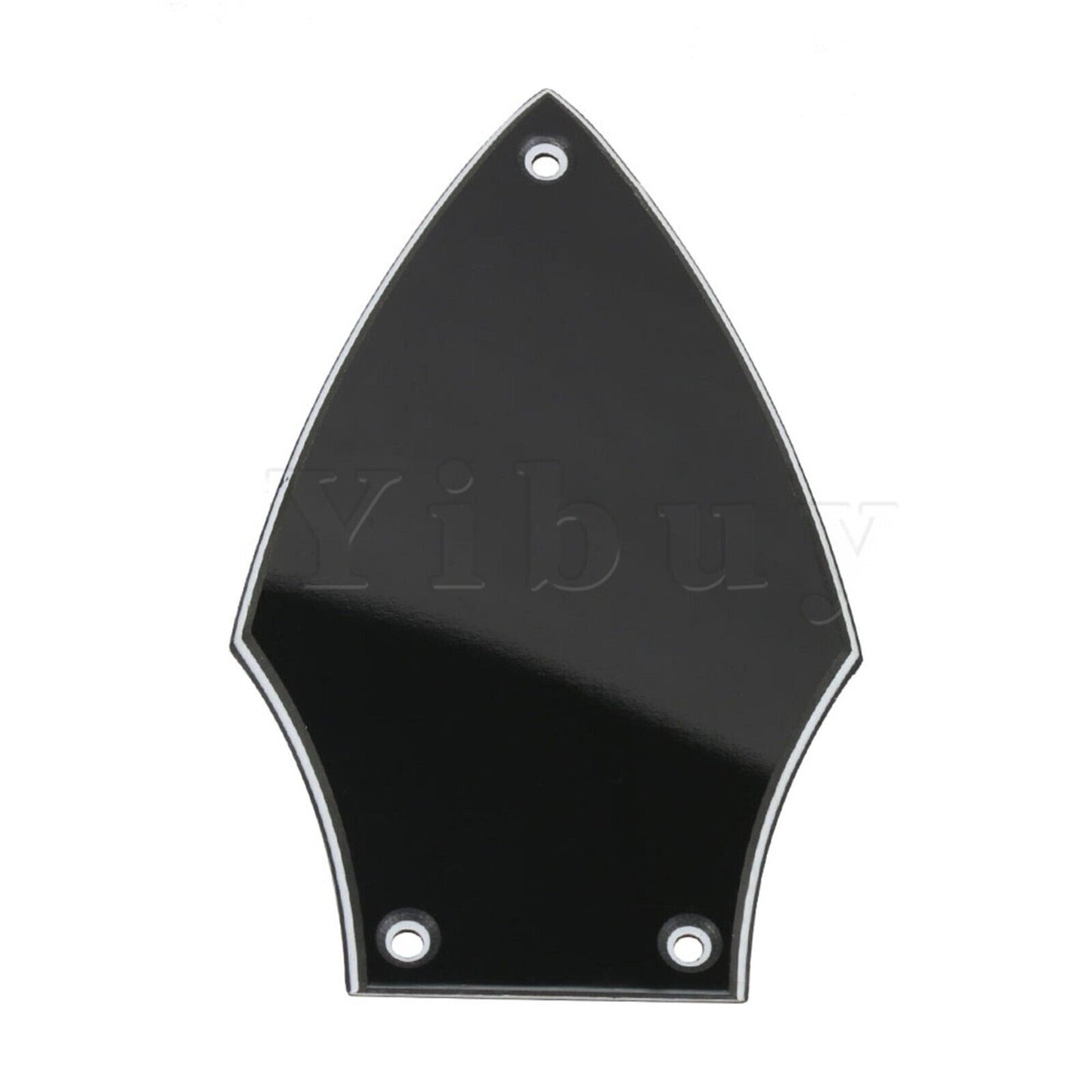 Black Flying V Guitar Truss Rod Cover