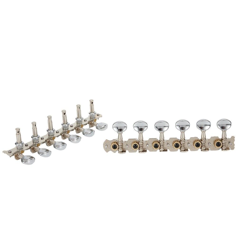 12-string Acoustic Guitar Tuning Pegs Tuners Key 6L 6R Round Machine Heads/Parts