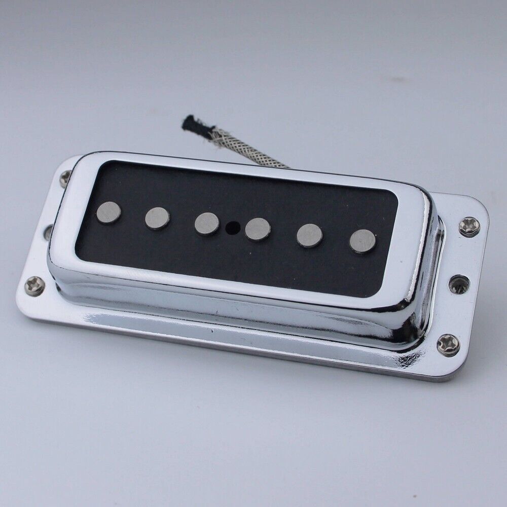 Alnico 5 Guitar Neck Pickup in Chrome