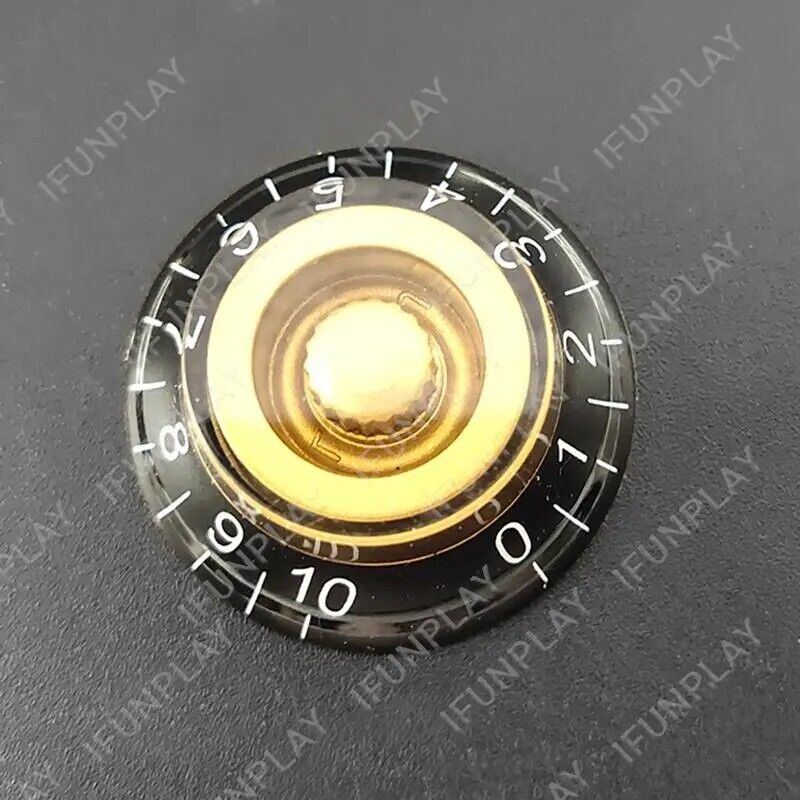 Gold Guitar Top Hat Volume Tone Control Knobs For Epiphone/Ibanez/Burny/Edwards