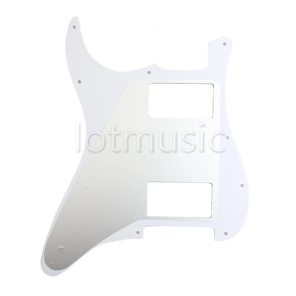 Purple Pearloid Guitar Two Humbuckers HH Pickguard Plate Fit Strat ST