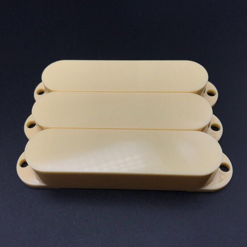 1 Set Ivory Guitar Closed Single Coil Pickup, Knobs, Switch Tip Fit Fender Strat