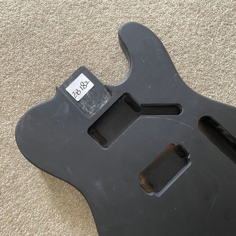 Matte Black Single Cut Guitar Body For Telecaster Tele