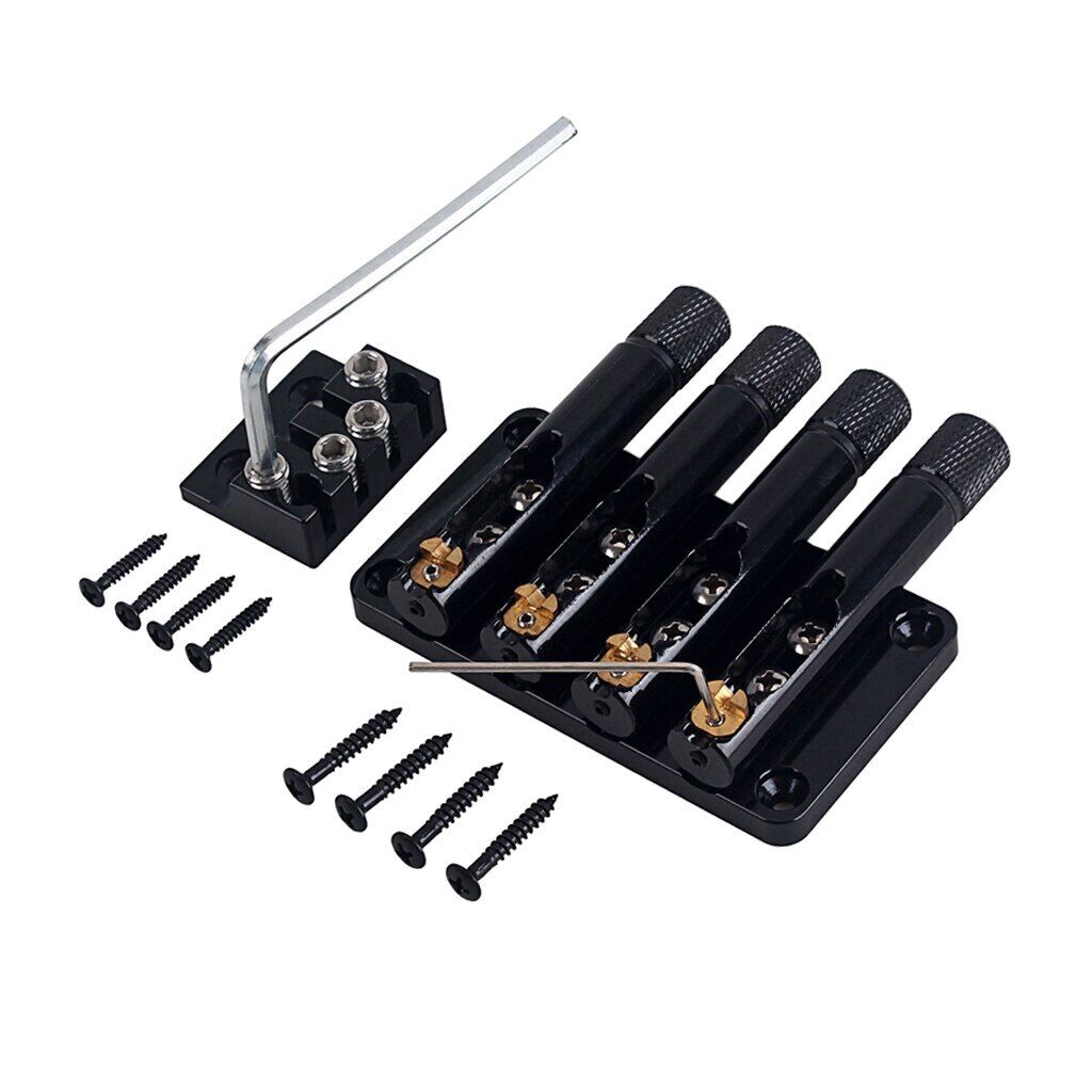 Four Strings Headless Bass Bridge for Bass Guitar