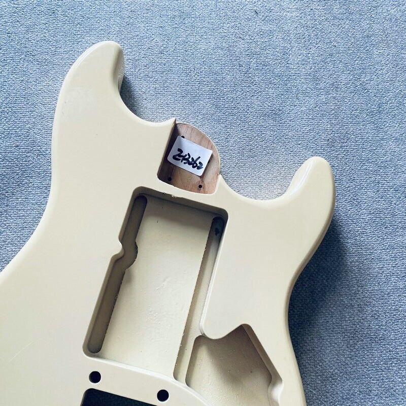 Cream White Color Basswood Guitar Body For Stratocaster Strat