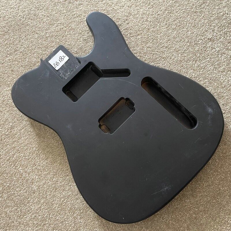 Matte Black Single Cut Guitar Body For Telecaster Tele