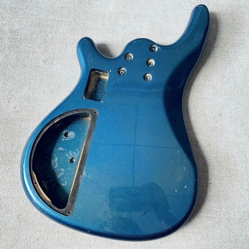 4/5 String Bass Blue Basswood Body