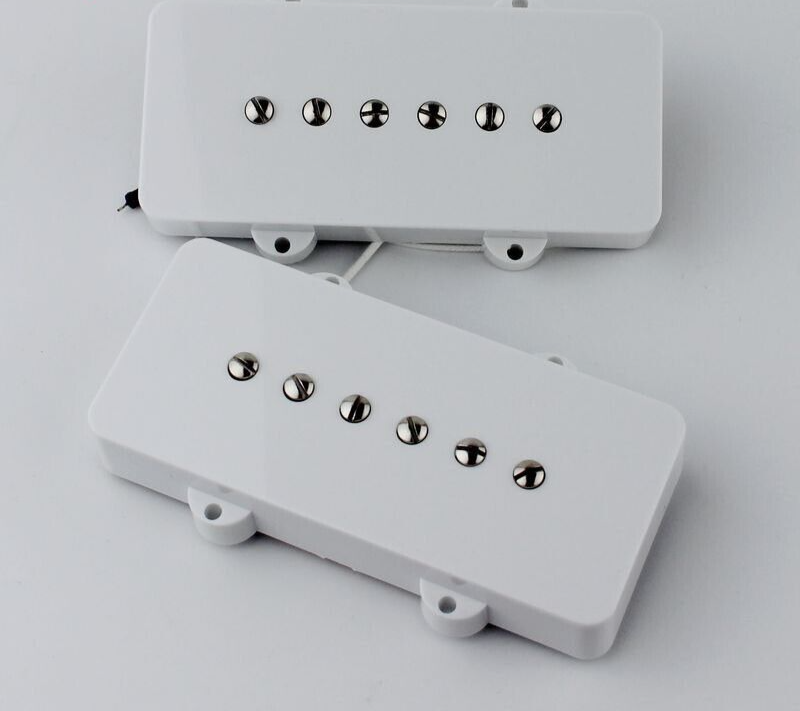 White Guitar Sopabr Alnico Pickups Set For Jazzmaster