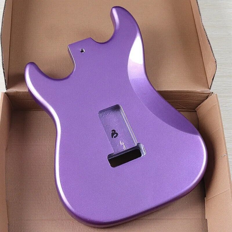 Metallic Purple Guitar Poplar Wood Body DIY Project For Strat ST