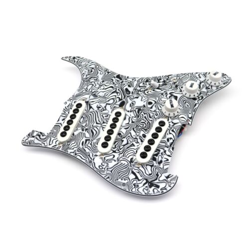 SSS Electric Guitar Pickguard Loaded Prewired Pickup For Fender Stratocaster Strat