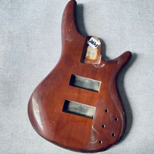 Solid Mahogany Wood Electric Bass Body DIY Project