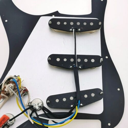 7-Way Type Fully Loaded Pickguard AlNiCo Pickups Single Coil For Fender Stratocaster Strat