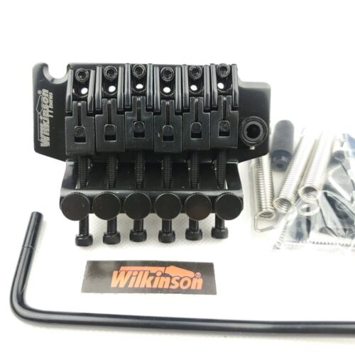 Wilkinson WODL1 Licensed 6-String ElectricTremolo System Bridge 42mm R2 Nut Black