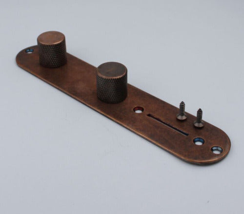 Bronze Guitar Control Plate with Control Knobs For Fender Telecaster Tele