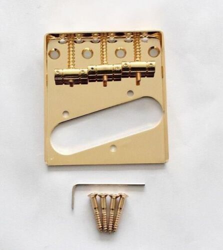 Left Handed Guitar Vintage Ashtray Bridge in Gold Fit Fender Telecaster TL