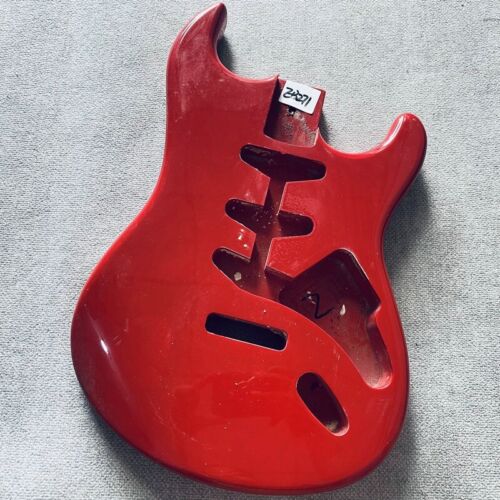 Glossy Red SSS Guitar Basswood Body For Stratocaster Strat