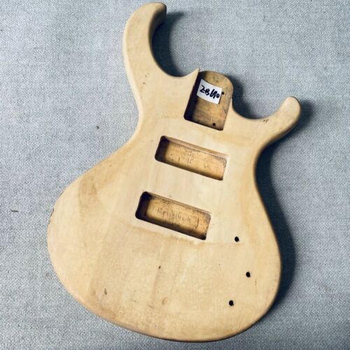 Unfinished Solid Basswood Bass DIY Project Body