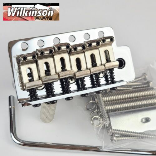 Guitar Bridge Wilkinson Tremolo Bridge Vintage bent steel saddles For ST Guitar