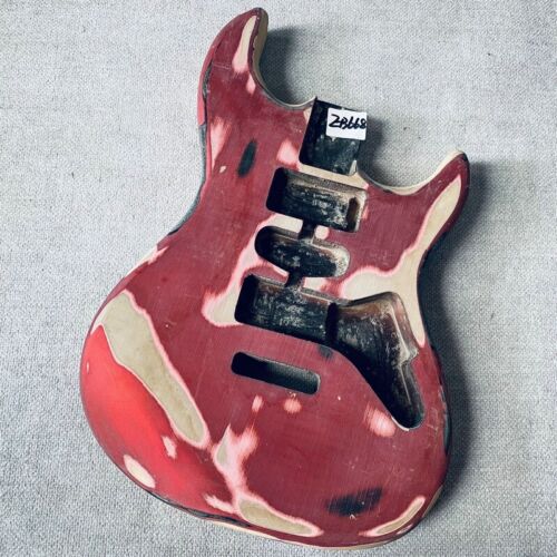 HSH Red Guitar Basswood Body For Stratocaster Strat