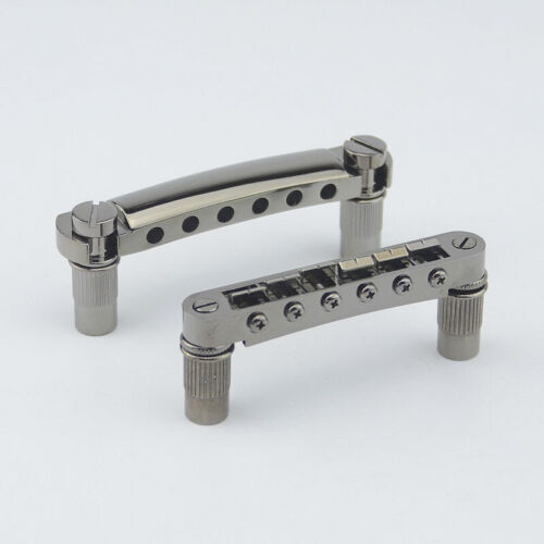 Guitar Bridge Black Nickel Tune-O-Matic Electric Guitar Bridge And Tailpiece