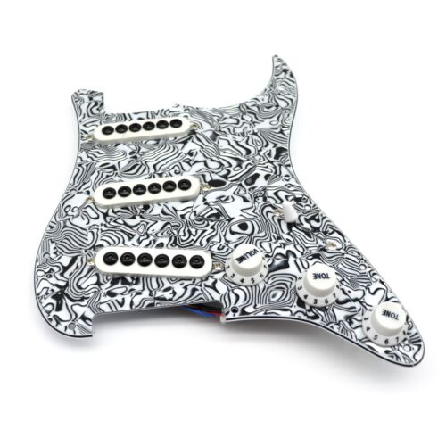 SSS Electric Guitar Pickguard Loaded Prewired Pickup For Fender Stratocaster Strat