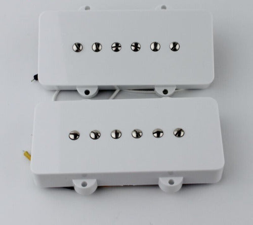 White Guitar Sopabr Alnico Pickups Set For Jazzmaster