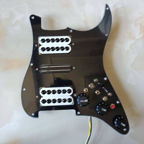 3-ply HSH Electric Guitar Loaded Prewired Pickup Pickguard Kit Multi Switch For Fender Stratocaster Strat