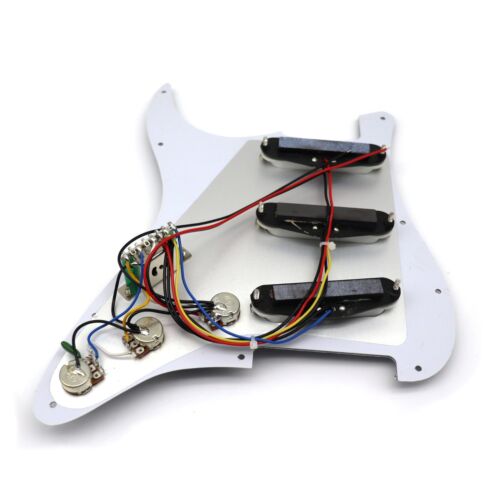 SSS Electric Guitar Pickguard Loaded Prewired Pickup For Fender Stratocaster Strat