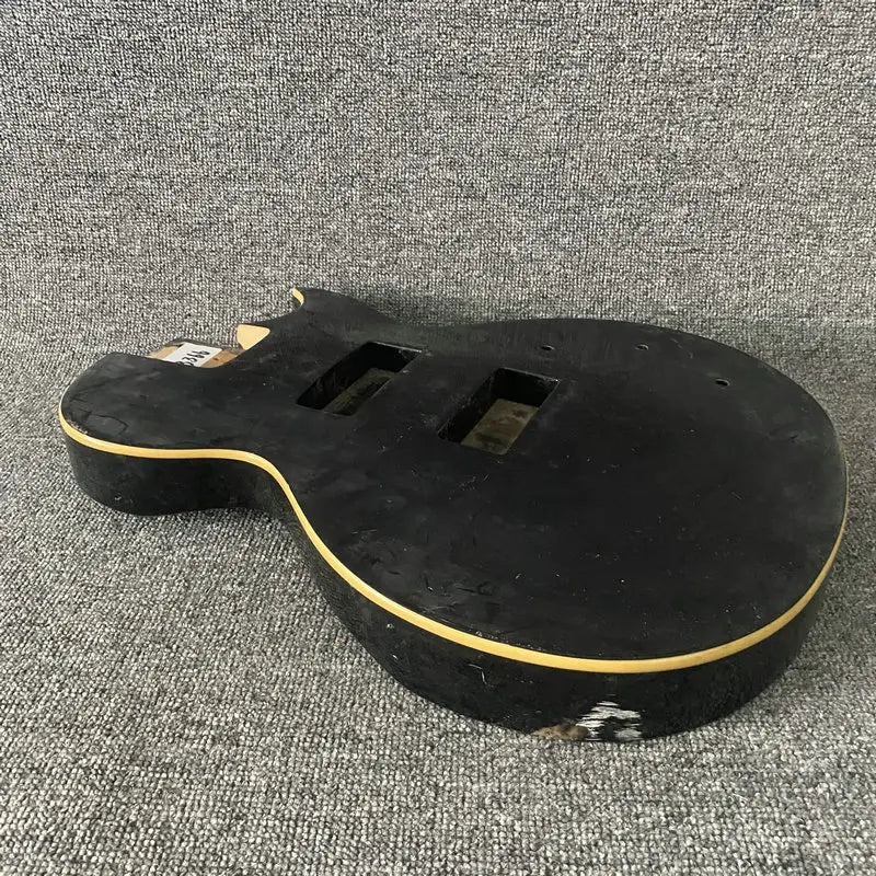 Black 4 String Les Paul LP Style Guitar Body