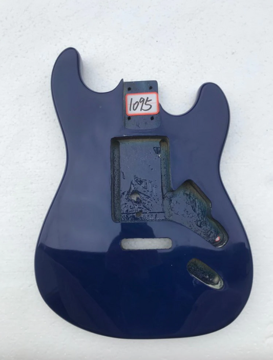 Dark Blue Glossy Finish Guitar Body Fit Strat