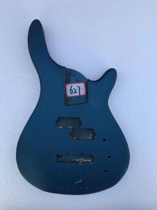 Blue Color 4 String Electric Bass Guitar Body
