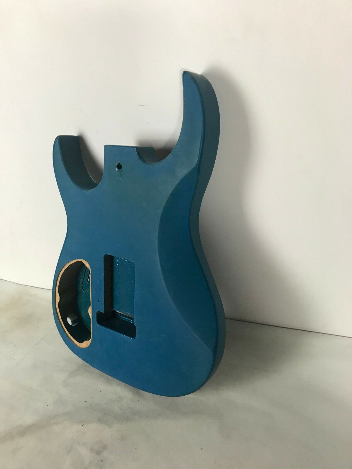 Blue Okoume Wood Guitar HH Body DIY Project
