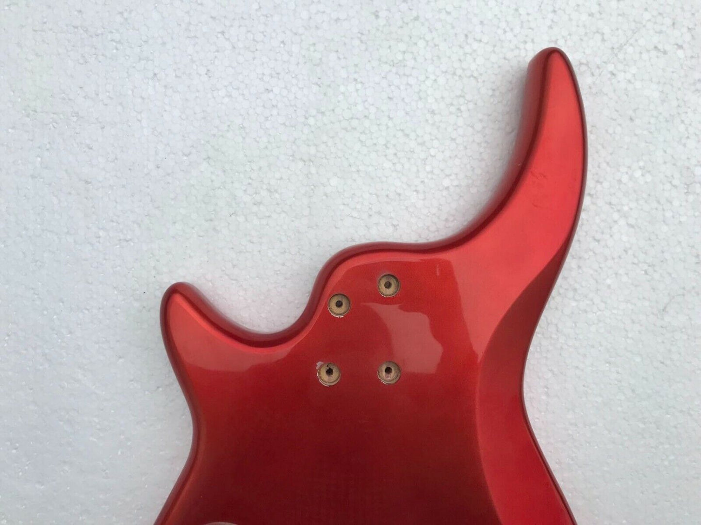 4 String Electric Bass Glossy Red Body DIY Project