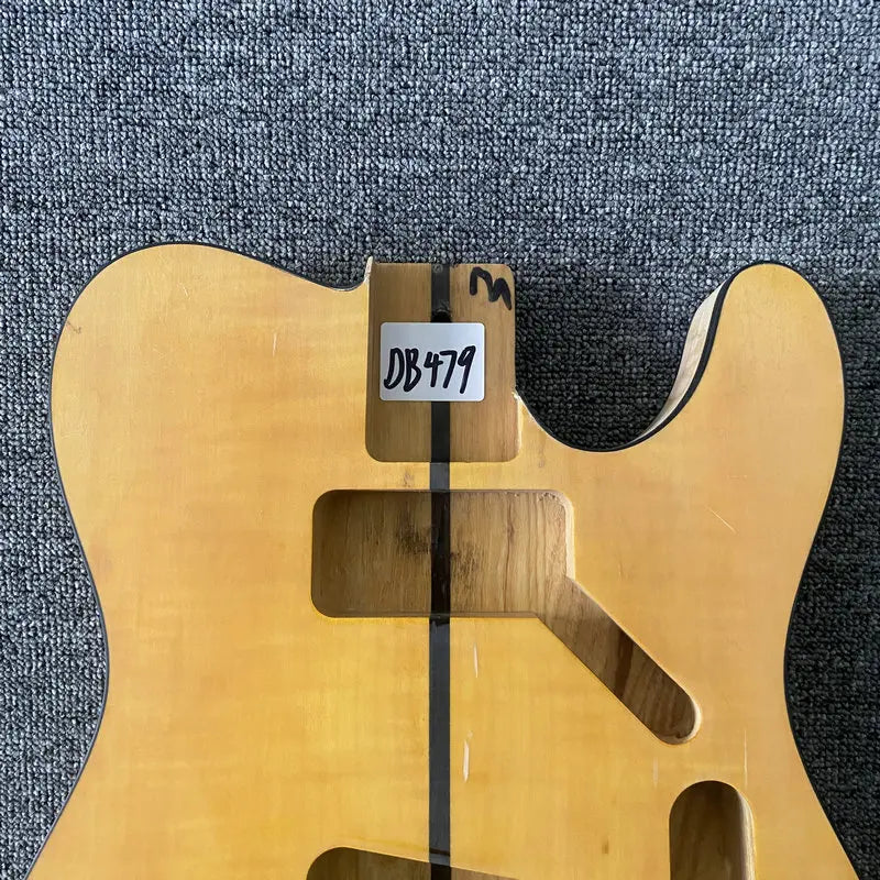 Ash Wood Telecaster Tele Style Guitar Body with Tiger Maple Top