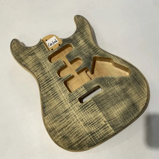 Flamed Maple Top HSS Guitar Body For Stratocaster Strat