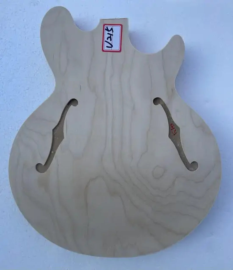 Custom Semi Hollow 4 String Jazz Bass Body DIY Project