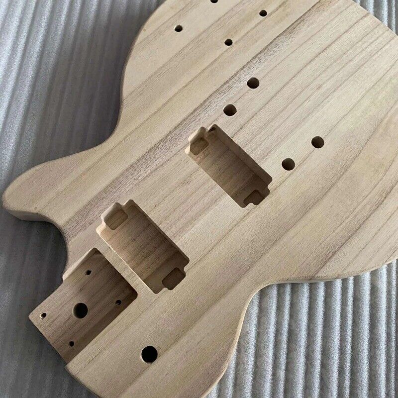 Unfinished Candlenut Wood Guitar Body Fit LP Les Paul