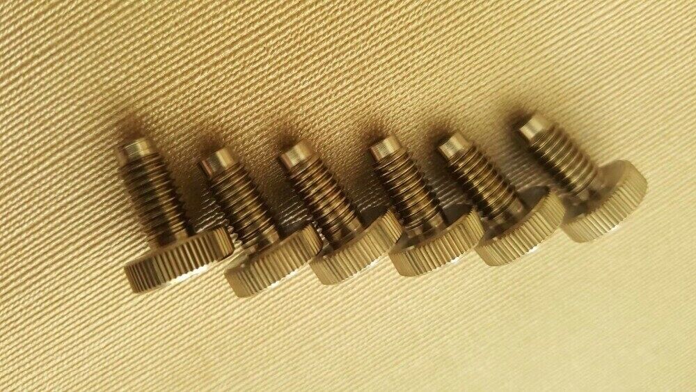 6Pcs Titanium Guitar Tremolo Bridge Fine Tuning Screws For Floyd Rose Tremolos