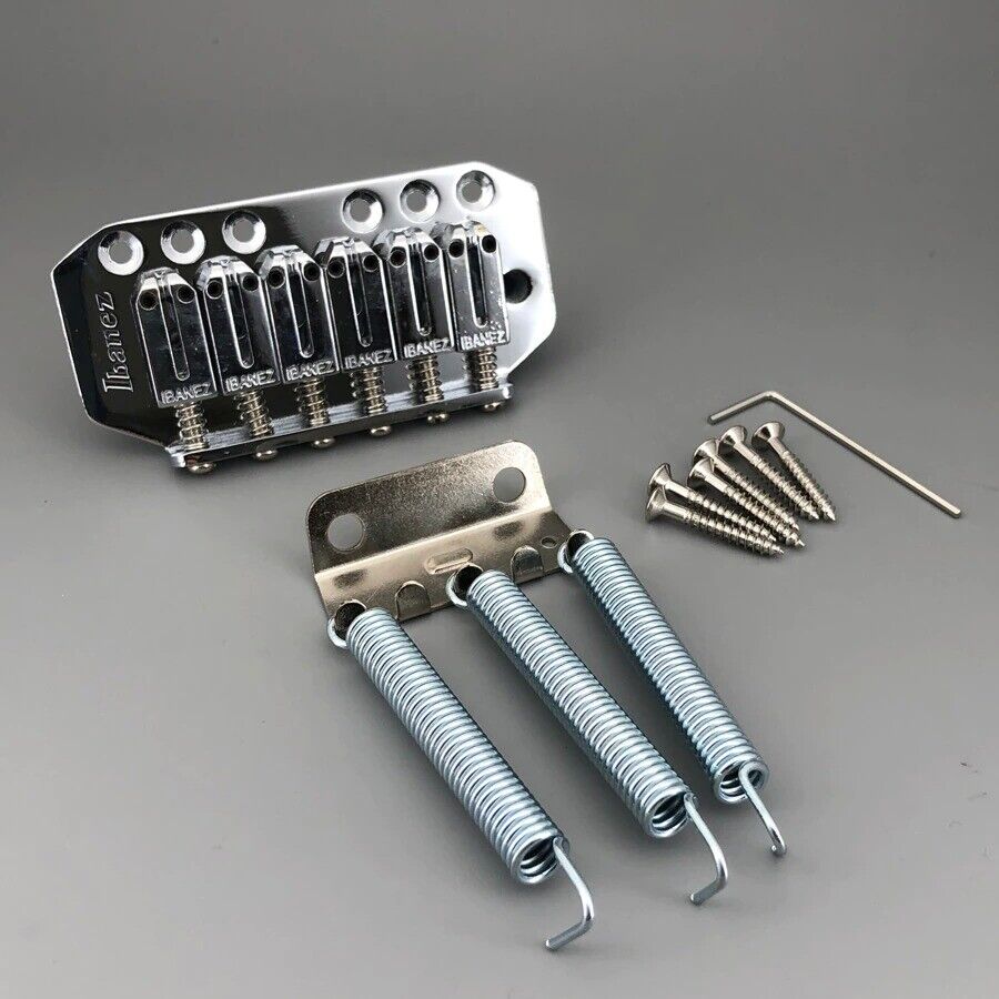 Chrome Ibanez FAT 6 Bridge Tremolo Fit Ibanez GIO GRX Series