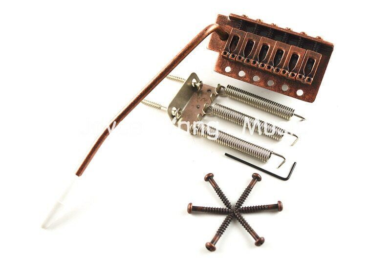 Bronze Guitar Bridge Tremolo System Set Fit Fender Stratocaster ST