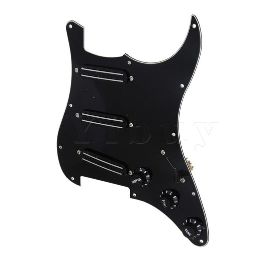 Guitar Prewired Loaded Pickguard With Hot Rails Pickups Fit Fender Stratocaster