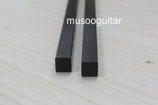 Set of 2 Pieces Guitar Carbon Fiber Neck Rods 6.25mmX6.25mmX600mm