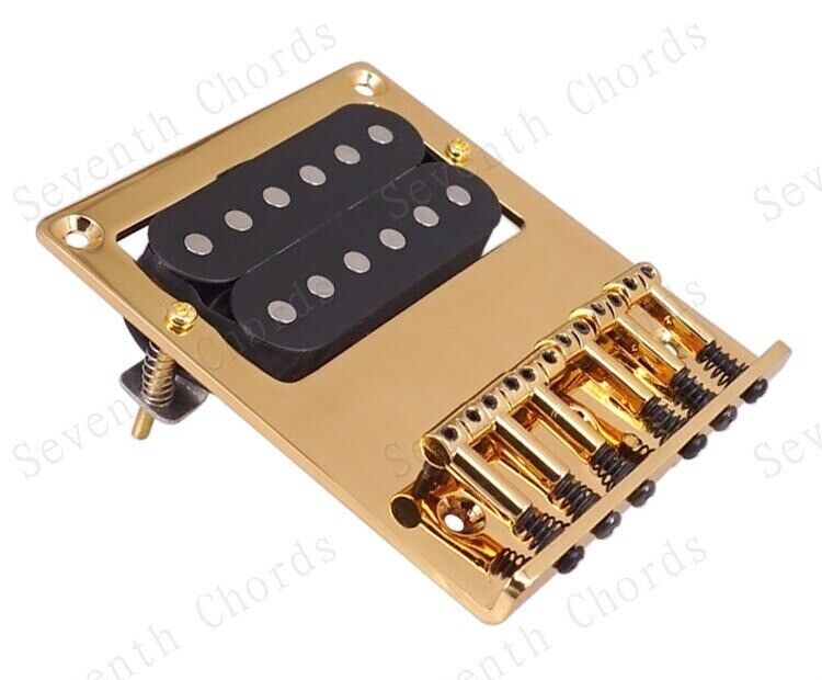 Gold Guitar Humbucker Pickup with Vintage Bridge Fit Fender Telecaster Tele