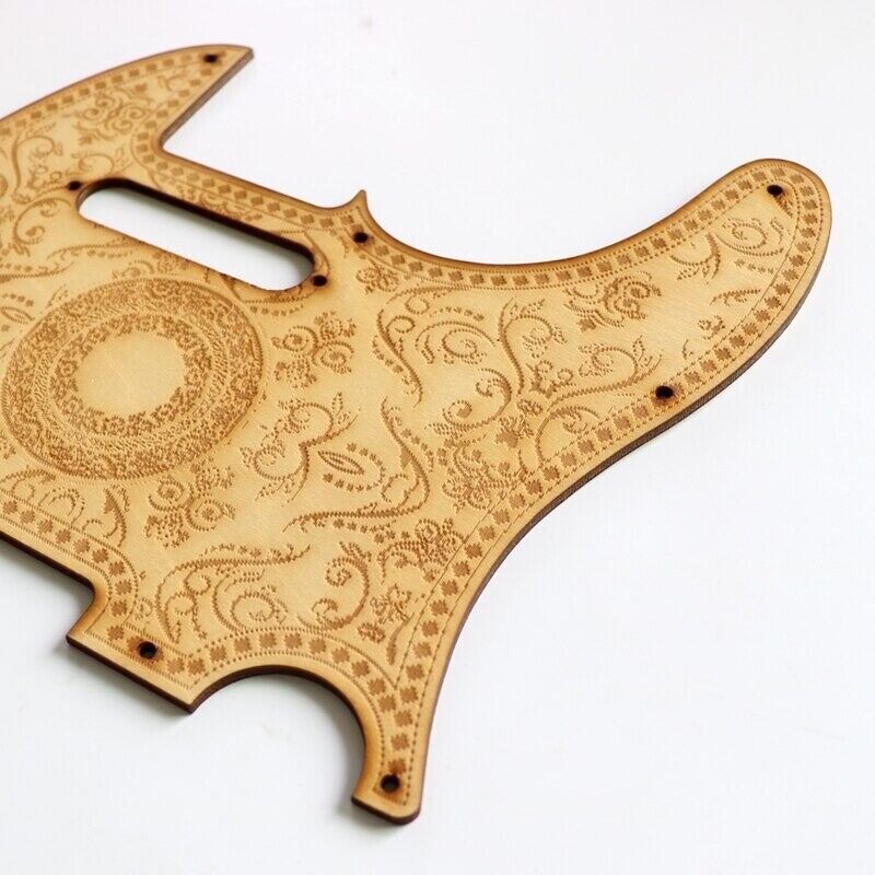 Carved TL Guitar Maple Wood Pickguard Plate Fit Telecaster