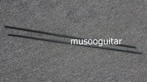 Set of 2 Pieces Guitar Carbon Fiber Neck Rods 6.25mmX6.25mmX600mm