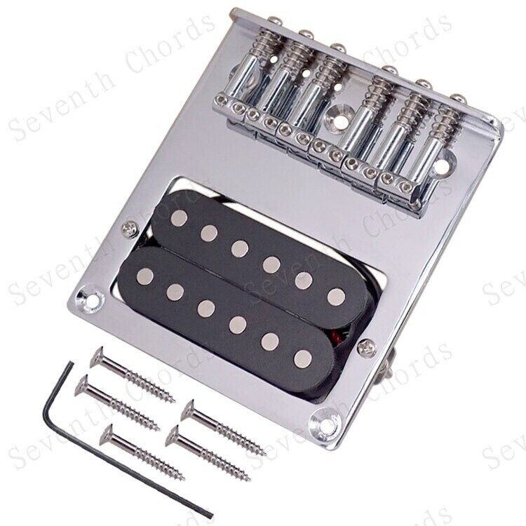 Chrome Humbucker Guitar Pickup Vintage Bridge Fit Fender Tele TL