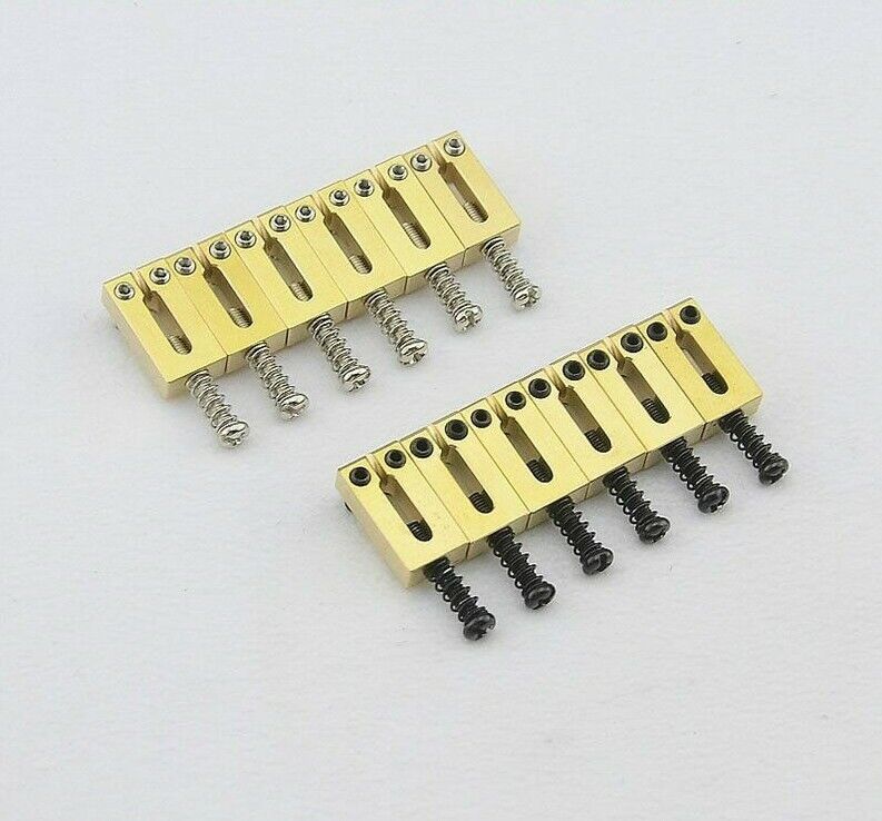 6pcs Guitar 10.5/10.8MM Brass Bridge Saddles Fit Fender Stratocaster/Telecaster