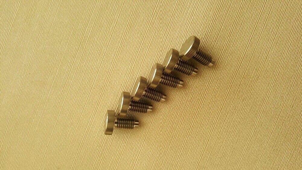 6Pcs Titanium Guitar Tremolo Bridge Fine Tuning Screws For Floyd Rose Tremolos