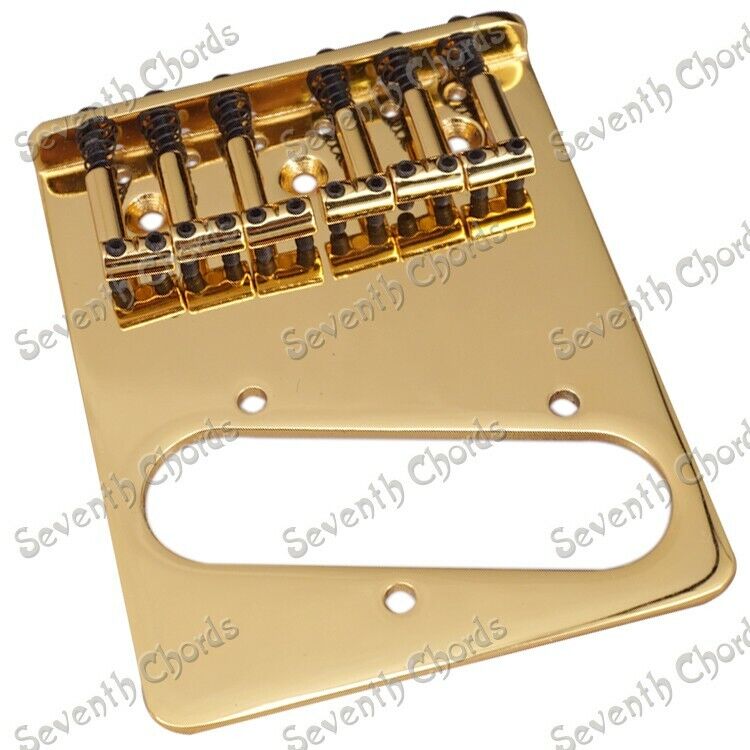 Gold Top Loader Guitar Fixed Vintage Bridge Fit Fender Telecaster Tele