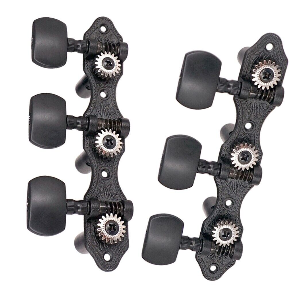 Black Classical Guitar Tuning Pegs Keys Fit Takamine,Lucero,Rogue,Yamaha,Stagg